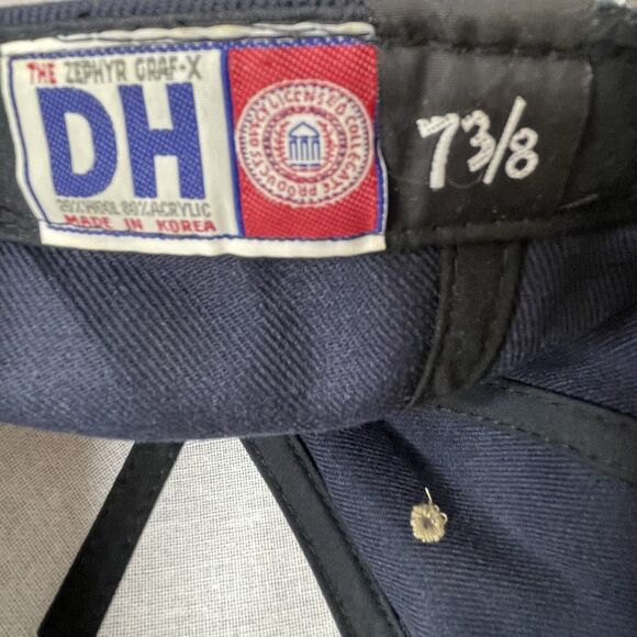 Georgia Tech Hat Mens Blue Yellow Fitted 7 3/8 Zephyr Buzz NCAA Football Cap - Picture 9 of 9